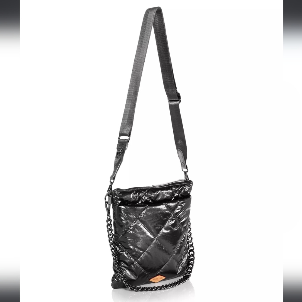 ❤️RESERVED.NWT Retired Rare Madison Flat Quilted Crossbody MZ Wallace - Picture 4 of 13